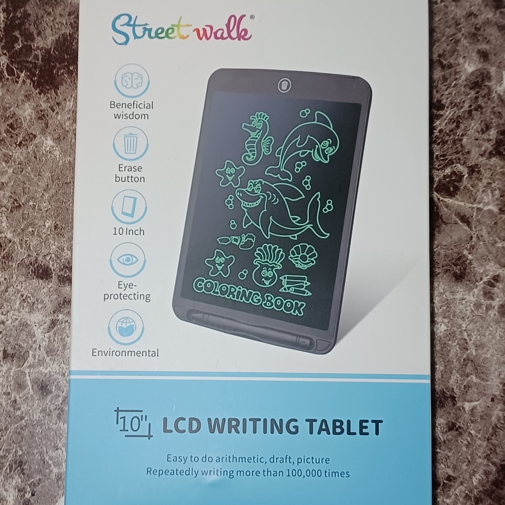 Black Digital LCD Writing Tablet for Creative Note-Taking